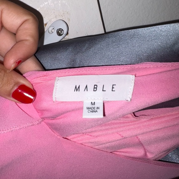 Pink Ruffle Maxi Dress - Picture 4 of 4